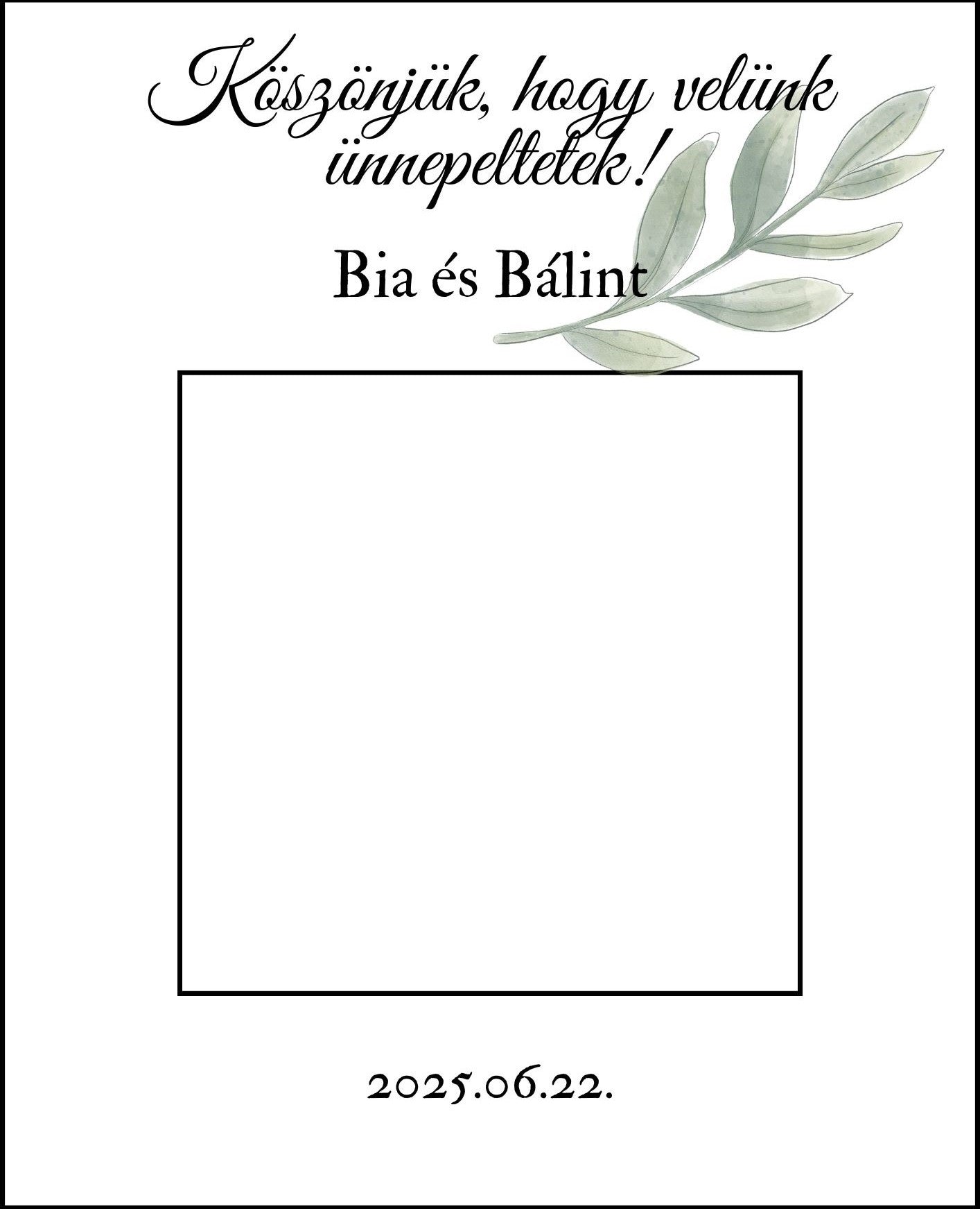 Esküvői köszönetajándék