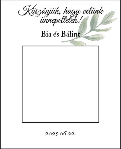 Esküvői köszönetajándék